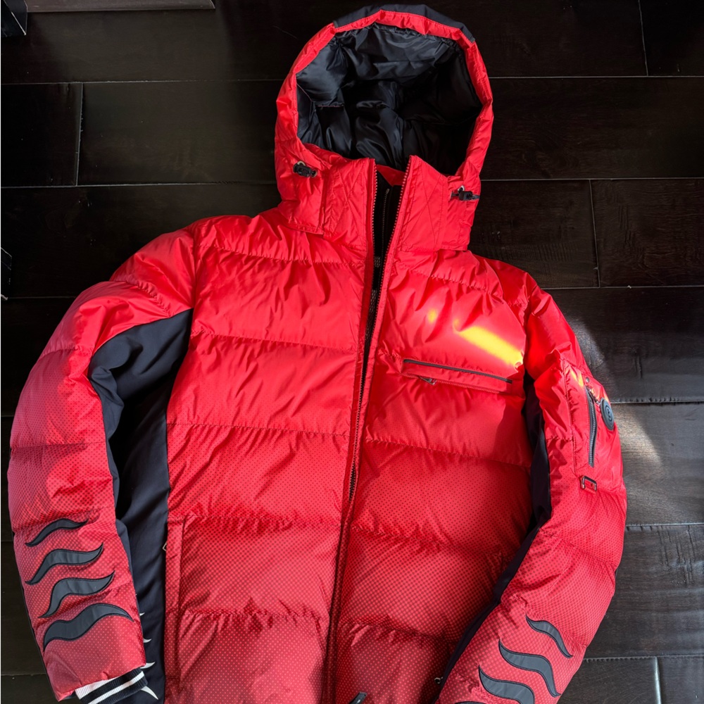 Bogner Red Medium Ski Jacket. Almost New. Worn once! By Goan Thylmann